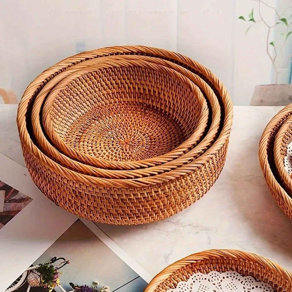 Charming Wicker Basket Set